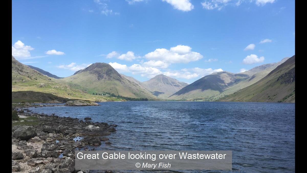 Great Gable looking over Wastewater